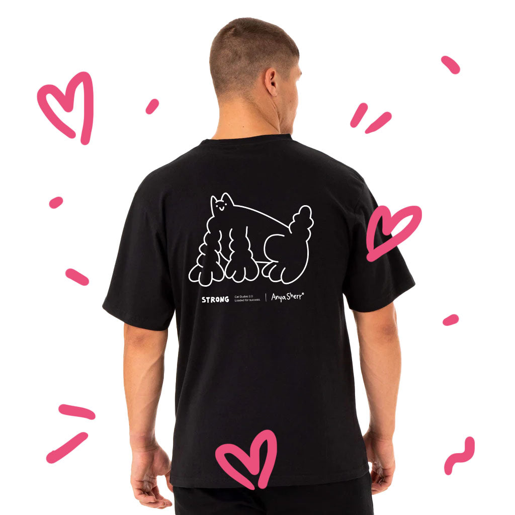 Strong Cat Dude - T-Shirt