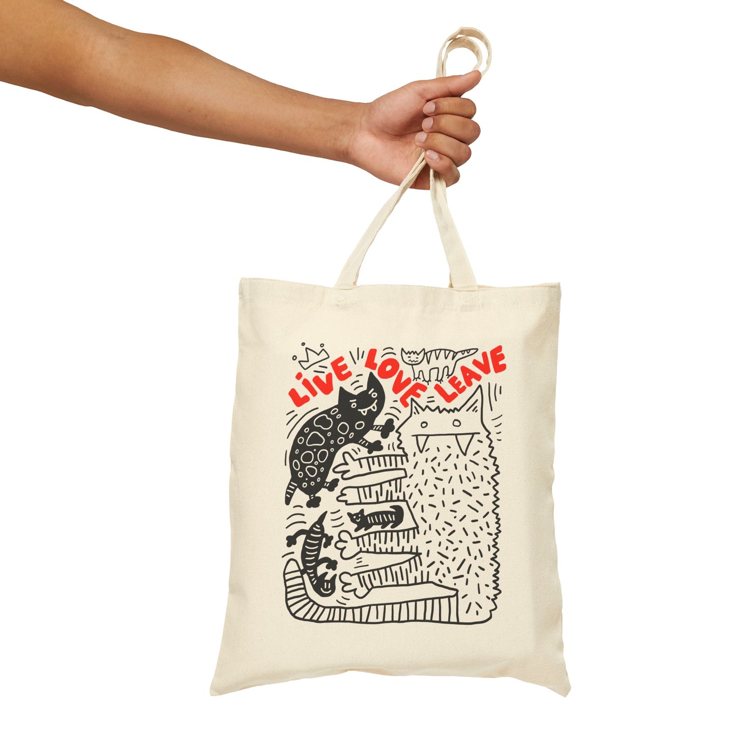 Live Love Leave - Canvas Tote Bag