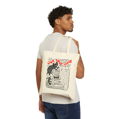 Live Love Leave - Canvas Tote Bag